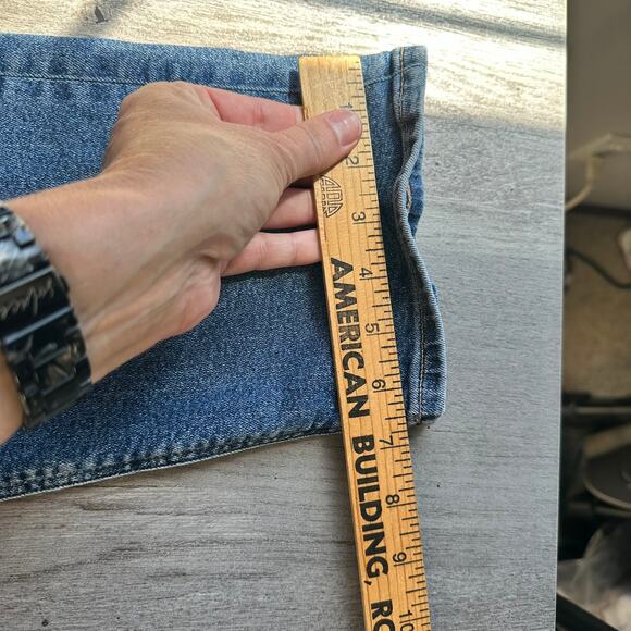 American Eagle Mom Jeans Blue Stretch 12 - Picture 13 of 14